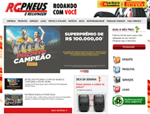 Tablet Screenshot of gruporgpneus.com.br
